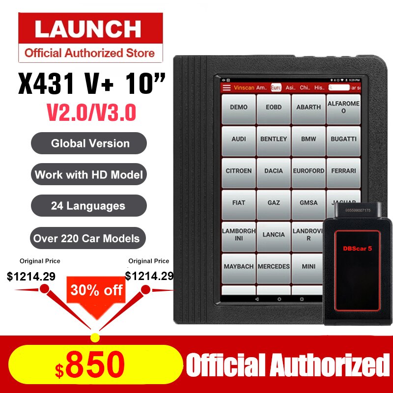 Launch X431 V ÷ V + 10 ڵ  ĳ ڵ ..